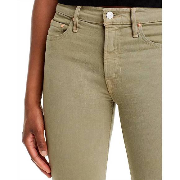 NEW MOTHER insider hover high rise straight jeans in mermaid - Picture 5 of 6